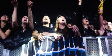 Divididos se presentó el 08 de diciembre del 2023 en Antel Arena. Fotografía Florencia Veres