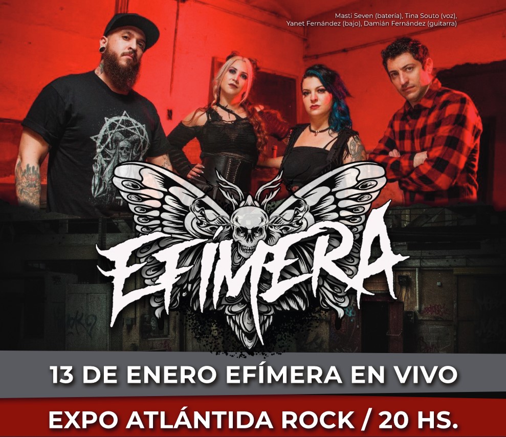 EFÍMERA EN VIVO - Expo Atlántida Rock - 13 de Enero