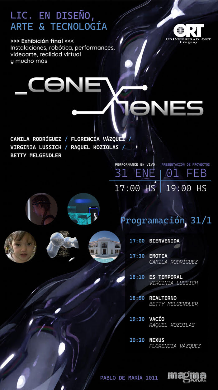 CONEXIONES – Muestra de la Licenciatura en Diseño, Arte y Tecnología