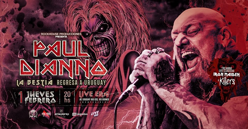 PAUL DIANNO (Gira Despedida) - Live Era - Jueves 1 de Febrero 2024 - 20 hs PAUL DIANNO (Gira Despedida) - Live Era - Jueves 1 de Febrero 2024 - 20 hs