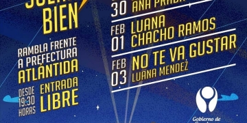 Canelones Suena Bien - Atlántida - 30 de enero - 1º de febrero - 3 de febrero 2024 - Frente a Prefectura - Entrada libre