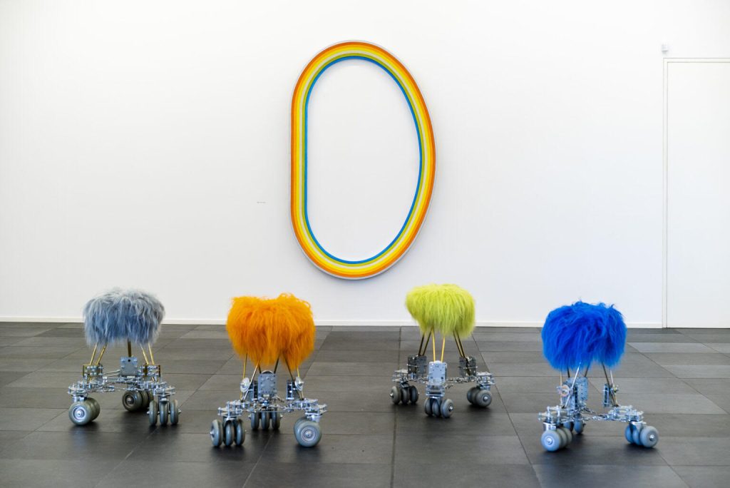 presentación del catálogo de Lanzarini. Galería Xippas Punta del Este