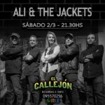 Show tributo al Rock & Blues con "Ali And The Jackets" en "El Callejon" - SÁBADO 2 MARZO 2024 - 21.30hrs