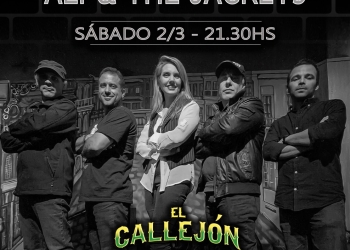 Show tributo al Rock & Blues con "Ali And The Jackets" en "El Callejon" - SÁBADO 2 MARZO 2024 - 21.30hrs