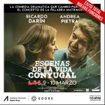 ESCENAS DE LA VIDA CONYUGAL ▫︎ POR ÉXITO TOTAL ☞ Nuevas funciones 9 y 10 de marzo