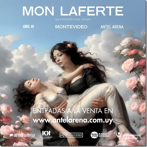 Mon Laferte regresa a Uruguay el 2 de abril 2024 en el Antel Arena Mon Laferte regresa a Uruguay el 2 de abril 2024 en el Antel Arena