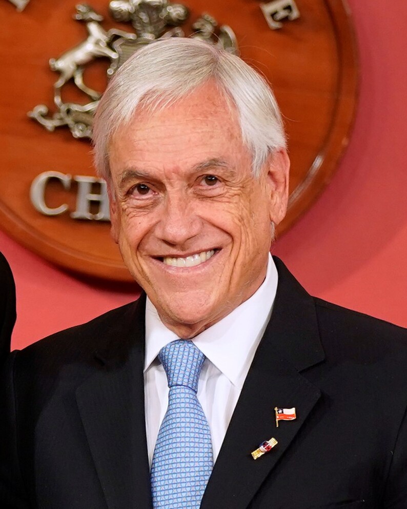 Piñera en La Moneda en 2022