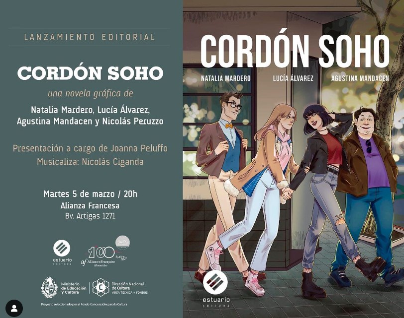 presentación de ́ , una novela gráfica de Natalia Mardero, Lucía Álvarez, Agustina Mandacen y Nicolás Peruzzo presentación de ́ , una novela gráfica de Natalia Mardero, Lucía Álvarez, Agustina Mandacen y Nicolás Peruzzo