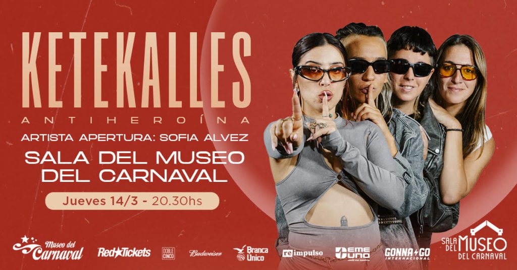 KETEKALLES - 14 de marzo en Sala del Museo del Carnaval