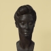 Cabeza de mujer. María Carmen Portela de Sosa (1898-1983). Bronce. 62 x 23 x 31 cm. Nº inv. 1537.