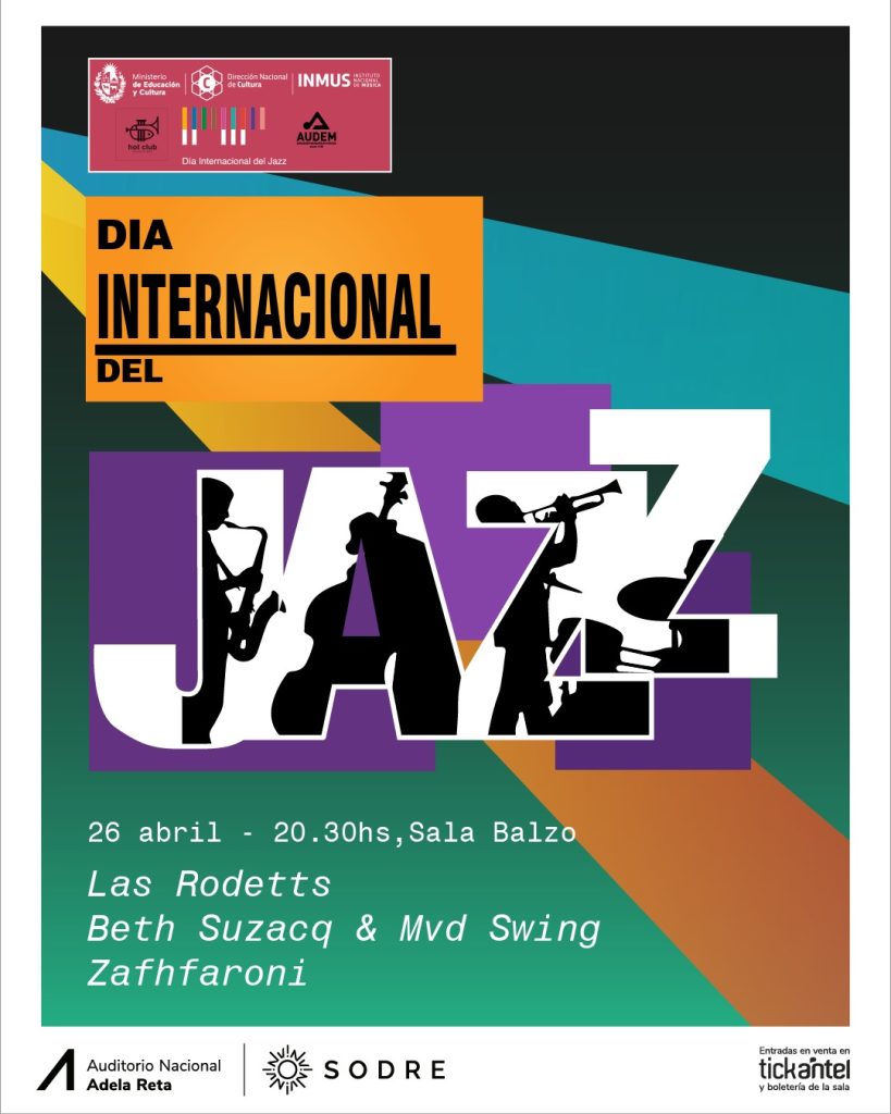 LAS RODETTS CELEBRAN EL DÍA DEL JAZZ - Viernes 26 de Abril 2024 - 20hs. - SALA HUGO BALZO