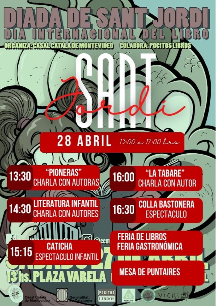 Sant Jordi - celebramos juntos en Montevideo - domingo 28 de abril 2024