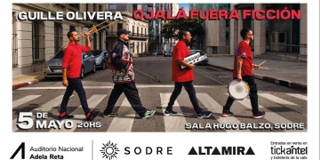 Guille Olivera presenta “Ojala Fuera Ficción” en la sala Hugo Balzo