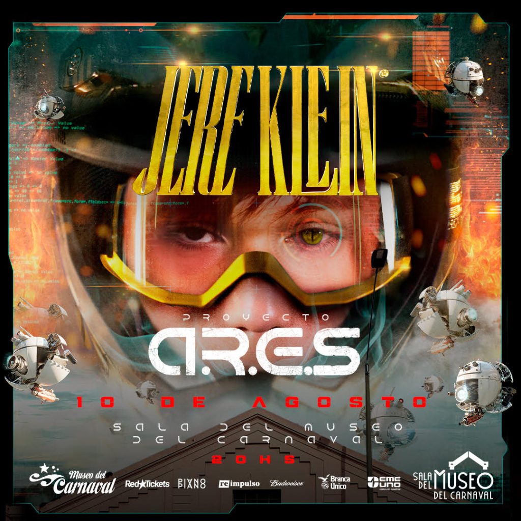 JERE KLEIN vuelve a Uruguay 10 de agosto 2024 - Sala del Museo del Carnaval JERE KLEIN vuelve a Uruguay 10 de agosto - Sala del Museo del Carnaval