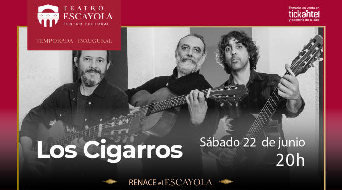 Los Cigarros en Tacuarembó - Teatro Escayola - 22/06/2024 Los Cigarros en Tacuarembó - Teatro Escayola - 22/06/2024