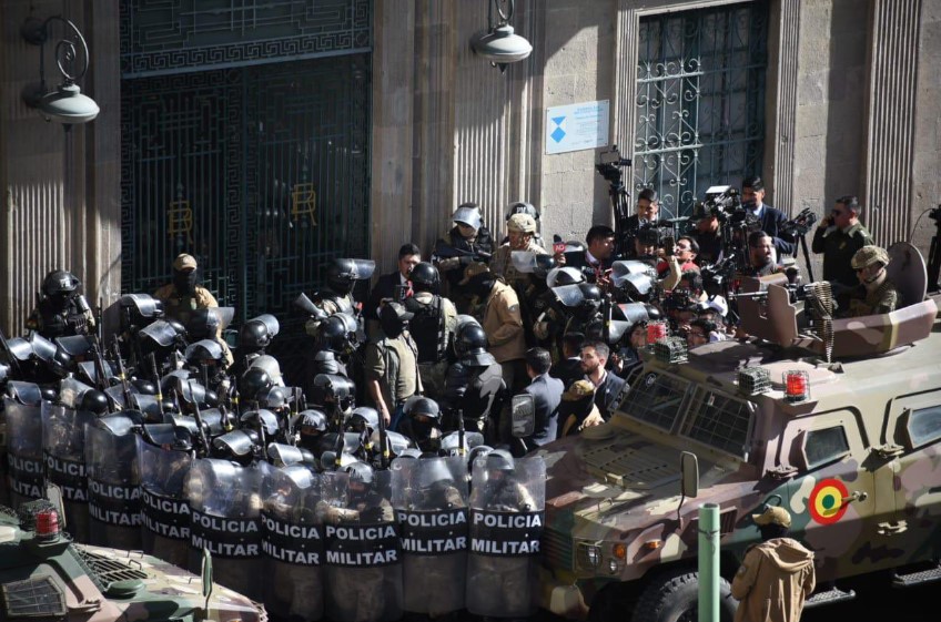 intento de Golpe de Estado en Bolivia
