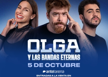 OLGA Y LAS BANDAS ETERNAS en Antel Arena - 05 de octubre 2024 - Las personas que asistan participarán de un sorteo para llevarse un auto BYD Seagull 300 - 0 km.