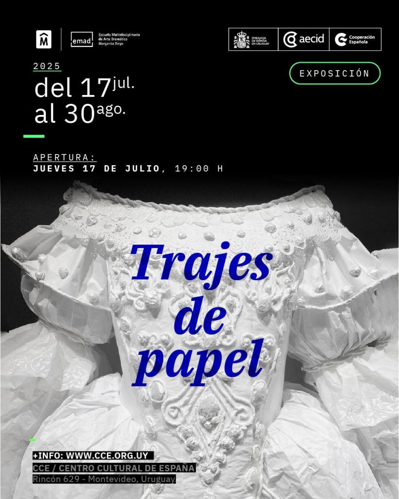 LA EMAD EXPONE TRAJES DE PAPEL EN EL CCE - La exposición permanecerá abierta a todo público hasta el 30 de agosto 2025