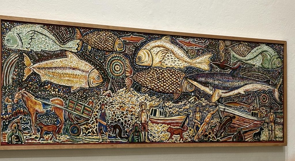 Cafalotearte - cultura en movimiento - “Fantasía sobre pesca artesanal“ artista plástico Fito de Ávila