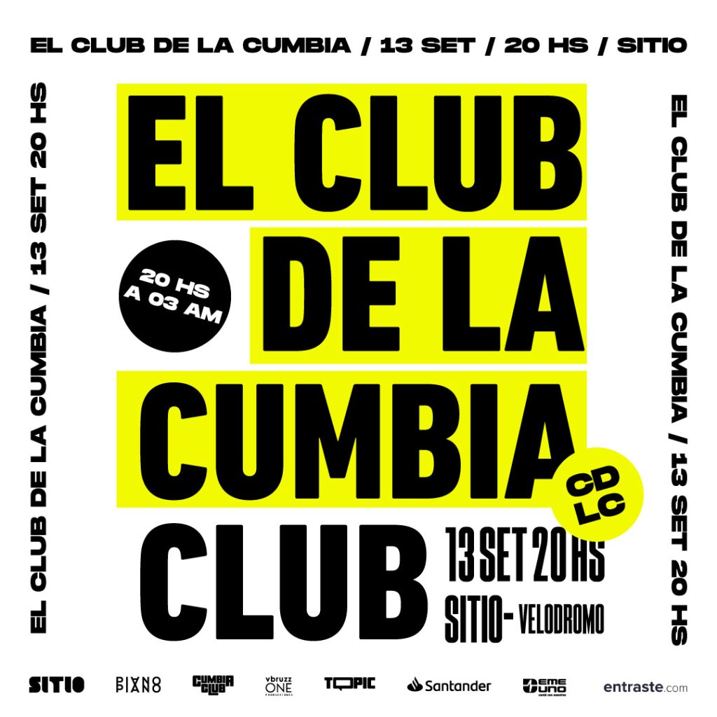 EL CLUB DE LA CUMBIA 13 DE SETIEMBRE 2024 - SITIO - VELÓDROMO MUNICIPAL