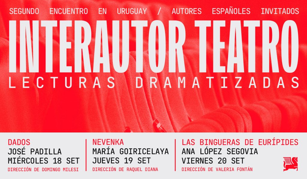 Interautor teatro: un encuentro de dramaturgia en Sala Blanca Podestá del Teatro Agadu Interautor teatro: un encuentro de dramaturgia en Sala Blanca Podestá del Teatro Agadu