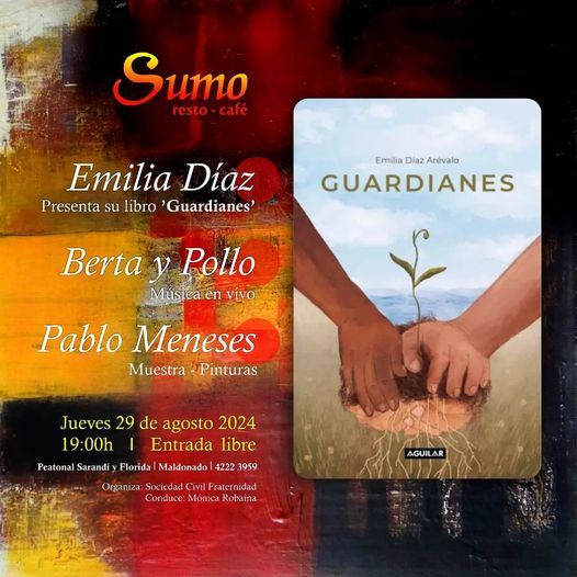 Guardianes de Emilia Díaz Arévalo junto a Pollo Píriz y Berta Pereira