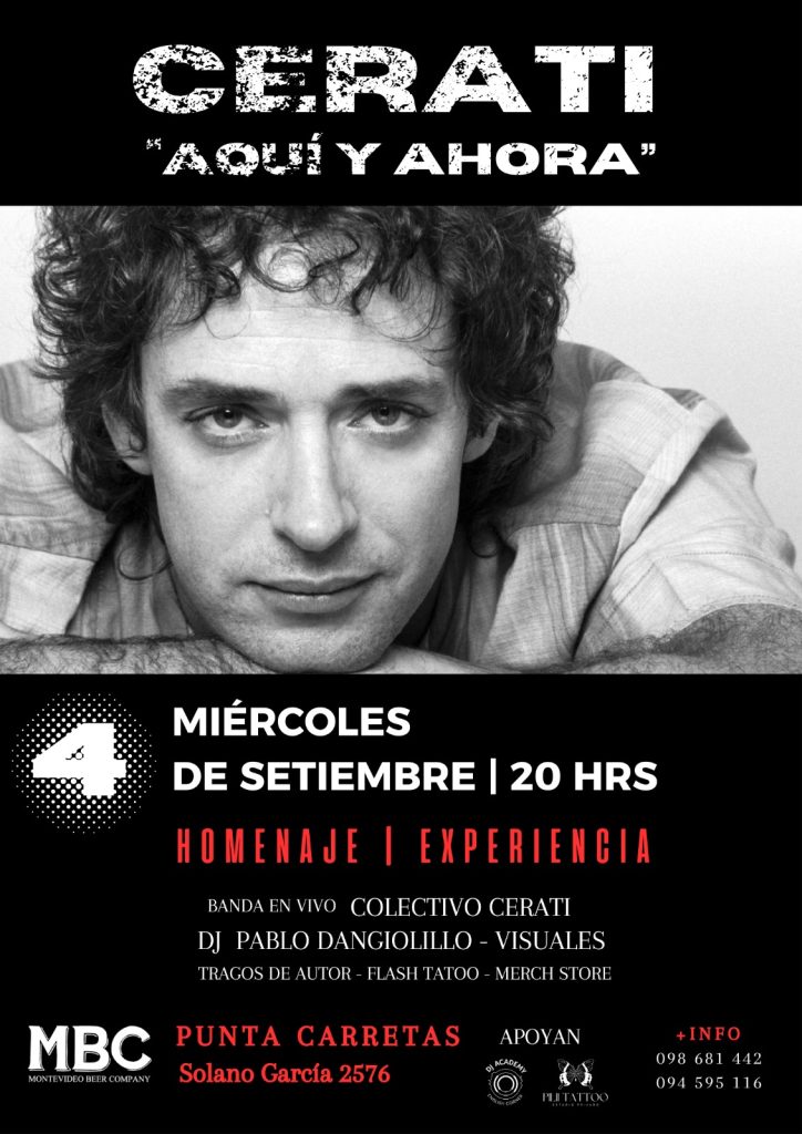 CERATI - Aquí y Ahora - EXPERIENCIA HOMENAJE a 10 años de la partida de GustavoCerati