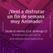 Vení a disfrutar un fin de semana muy Animado - Desde el viernes 13 al domingo 15 Setiembre 2024 te esperamos con varias actividades de entrada libre