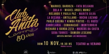 50 años del Club de Anita - Teatro de Verano - 10/11/2024