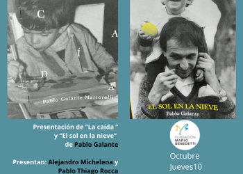 Presentación de Pablo Galante - jueves 10 de octubre 2024 a las 19 h en la sede de la Fundación Mario Benedetti