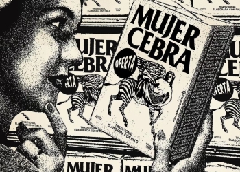 Mujer Cebra en el TAZU Bar.