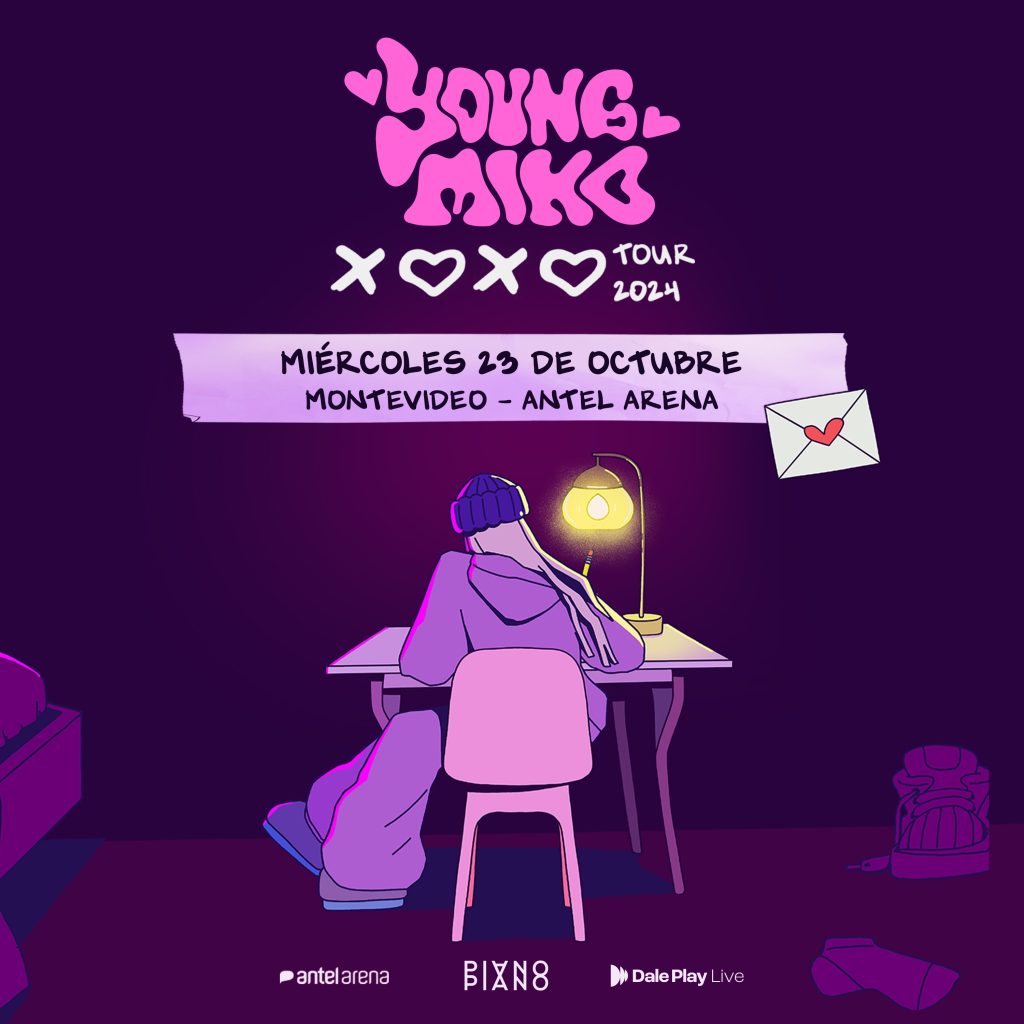 YOUNG MIKO EN URUGUAY - TOUR XOXO - 23 de OCTUBRE 2024 - ANTEL ARENA