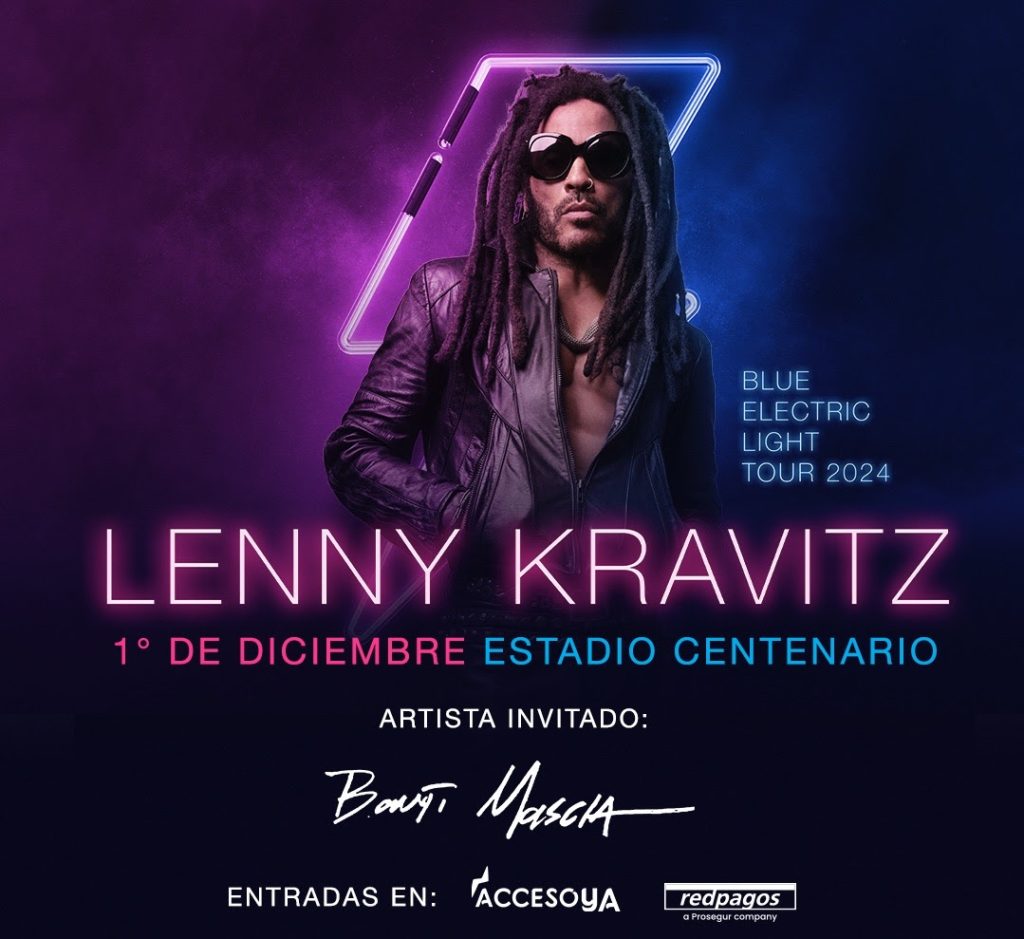 Bauti Mascia es el artista invitado de Lenny Kravitz, show a un paso del sold out