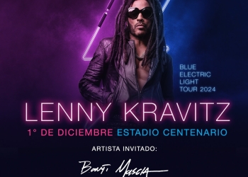 Bauti Mascia es el artista invitado de Lenny Kravitz, show a un paso del sold out