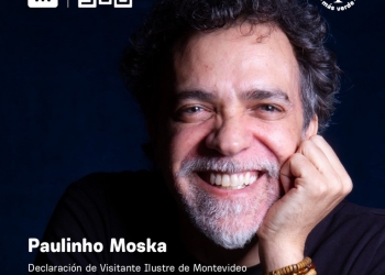 PAULINHO MOSKA - Visitante ilustre de Montevideo - miércoles 27 de noviembre 2024 a las 12.30 horas en la sala Delmira Agustini del Teatro Solís