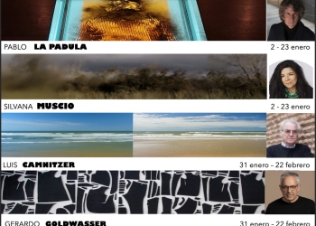 Inauguración 2 de enero La Padula, Muscio, Camnitzer, Goldwasser