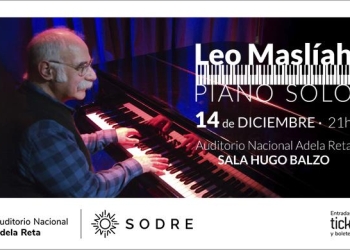 Leo Masliah - Piano Solo - Auditorio Nacional Adela Reta - Sala Hugo Balzo - 14/12/2024