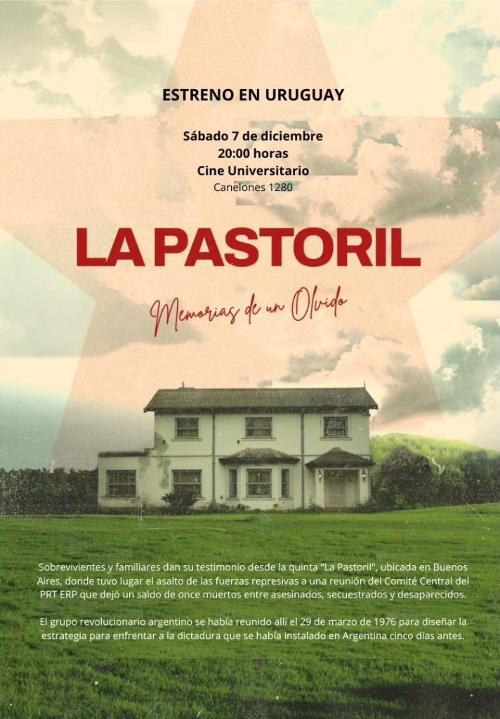 SOBREVIVIENTES DE LA MASACRE EN QUINTA "LA PASTORIL" PRESENTARÁN DOCUMENTAL EN URUGUAY