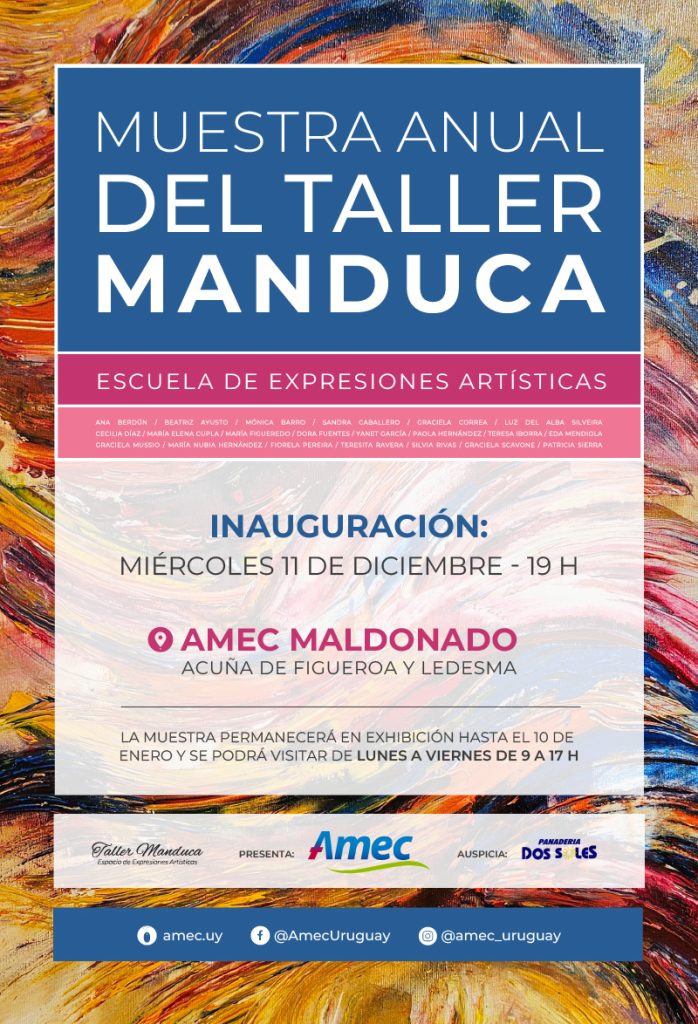 Muestra de alumnos del Taller Manduca Escuela de Expresiones Artísticas - Amec Maldonado - 11-12-24