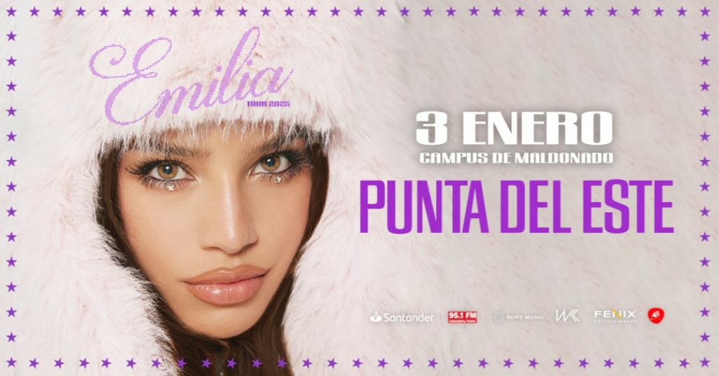 Emilia "Emilia Tour 2025" Punta del Este - 3 de enero 2025 en el Campus de Maldonado Emilia "Emilia Tour 2025" Punta del Este - 3 de enero 2025 en el Campus de Maldonado