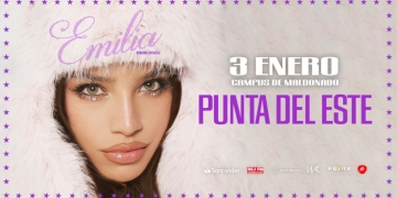 Emilia "Emilia Tour 2025" Punta del Este - 3 de enero 2025 en el Campus de Maldonado