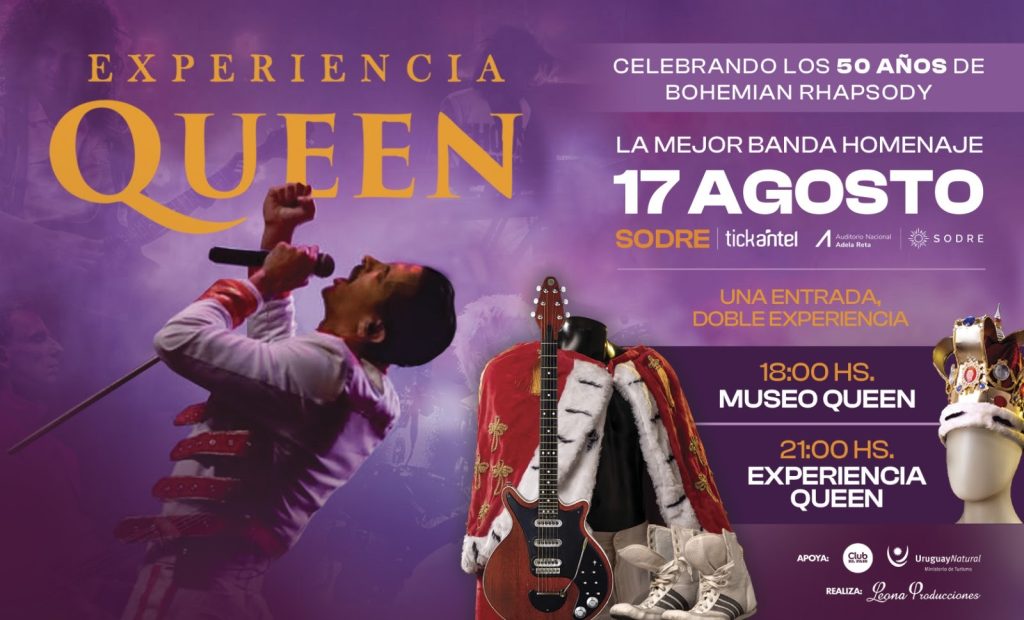 EXPERIENCIA QUEEN Tour 2025: “Celebrando los 50 años de Bohemian Rhapsody”