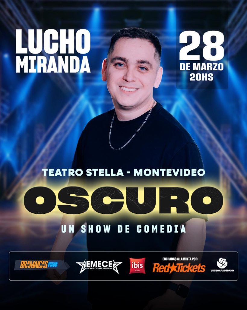 Lucho Miranda presenta ‘Oscuro’, un show de comedia, en Teatro Stella Lucho Miranda presenta ‘Oscuro’, un show de comedia, en Teatro Stella