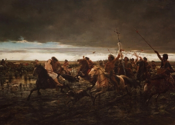 Imagen de Portada La vuelta del malón (1892), por Ángel Della Vallec