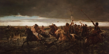 Imagen de Portada La vuelta del malón (1892), por Ángel Della Vallec