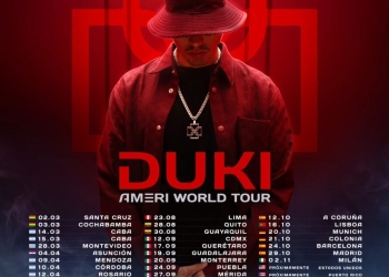 Duki regresa a Córdoba con su nueva gira: la música urbana argentina en su máxima expresión