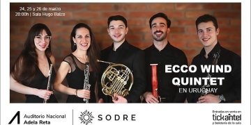 Ecco Wind Quintet en Uruguay - 24 - 25 y 26-03-2025 - Auditorio Adela Reta