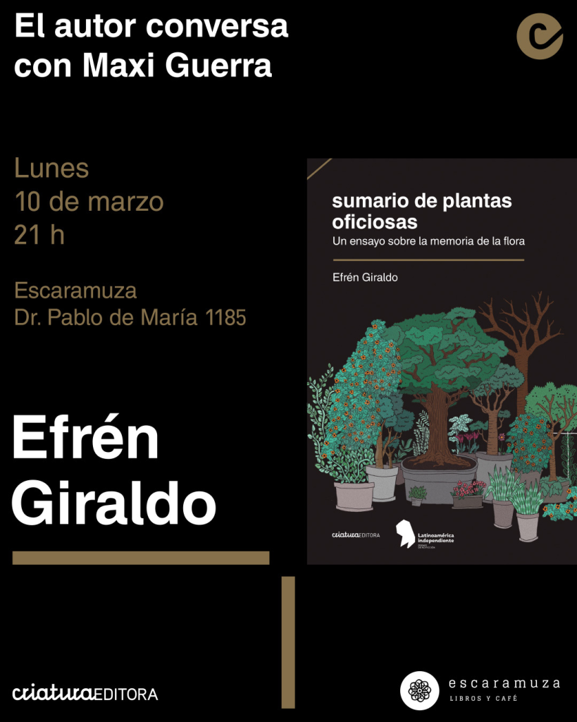 Efrén Giraldo visita Montevideo