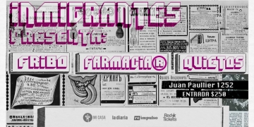 FRIBO + FARMACIA + LOS QUIETOS - Inmigrantes MVD - Sábado 22 de Marzo 2025 - 21 hs.