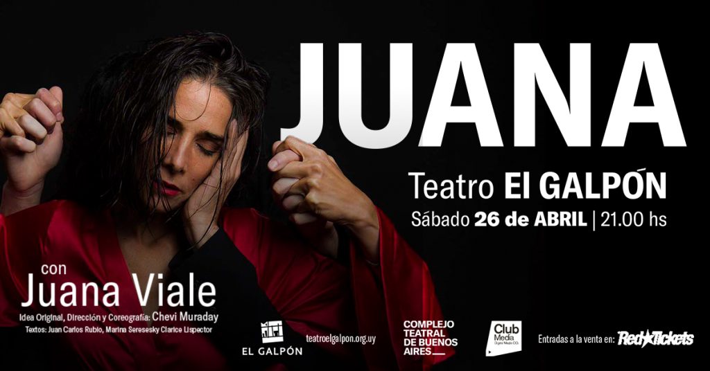 JUANA VIALE EN TEATRO EL GALPÓN - EL ESPECTÁCULO QUE DESAFÍA LA HISTORIA - 26 DE ABRIL 2025